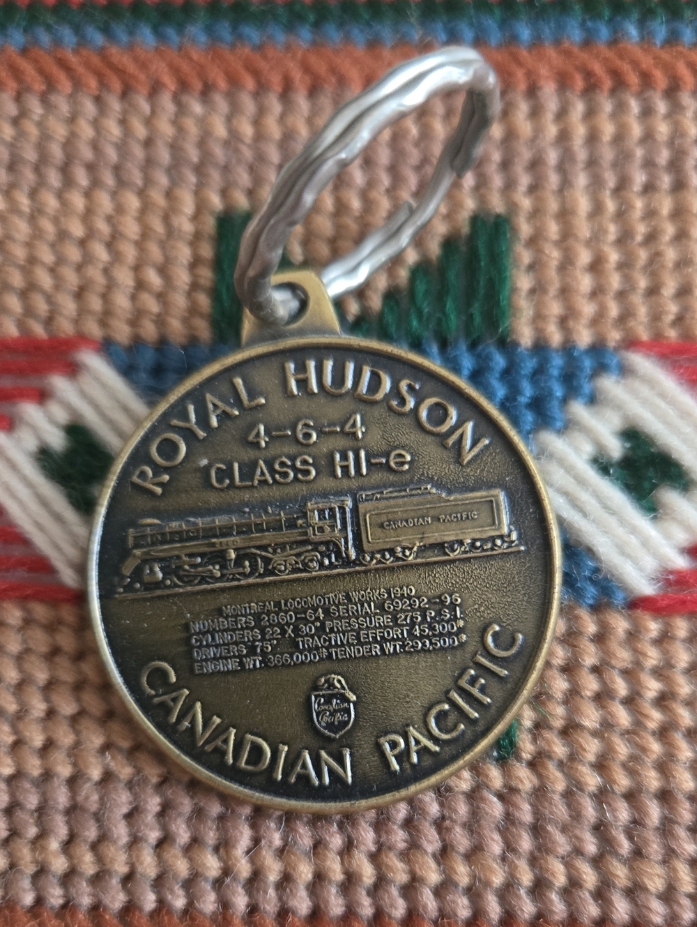 Royal Hudson Keychain